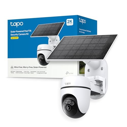 Tapo C610 Kit, cámara exterior con panel solar